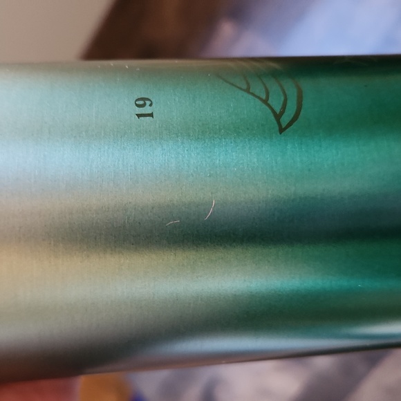 Starbucks turquoise and silver ombre mermaid tumbler - Picture 7 of 11